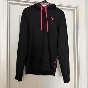Under Armour Black Hoodie with Pink Accents